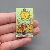 Mini Acrylic Tarot Card Earring Charms for DIY Jewelry 5x3cm
