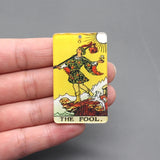 Mini Acrylic Tarot Card Earring Charms for DIY Jewelry 5x3cm