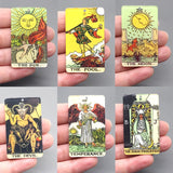 Mini Acrylic Tarot Card Earring Charms for DIY Jewelry 5x3cm