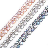 10-13MM Freshwater Pearl Beads Flat Rice Shape Loose Beads for Jewelry Making
