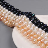 10-13MM Freshwater Pearls Beads Round Real Pearl Beads DIY Jewelry Making