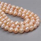 10-13MM Freshwater Pearls Beads Round Real Pearl Beads DIY Jewelry Making
