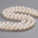 10-13MM Freshwater Pearls Beads Round Real Pearl Beads DIY Jewelry Making