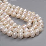 10-13MM Freshwater Pearls Beads Round Real Pearl Beads DIY Jewelry Making