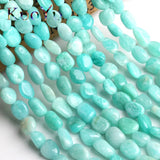 10-13mm Amazonite Stone Beads for DIY Jewelry Making 15''