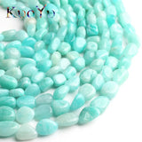 10-13mm Amazonite Stone Beads for DIY Jewelry Making 15''