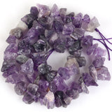 10-13mm Raw Amethysts Fluorites Citrines Rose Quartzs Stone Beads