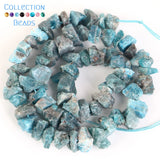 10-13mm Amethyst Fluorite Irregular Stone Beads