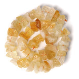 10-13mm Yellow Citrine Quartz Beads Loose Irregular Crystal Nugget Gravel