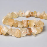 10-13mm Yellow Citrine Quartz Beads Loose Irregular Crystal Nugget Gravel