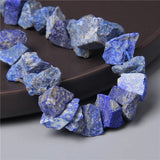 10-13mm Raw Mineral Stone Beads Rough Quartz Lapis Lazuli Bead