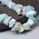 10-13mm Raw Mineral Stone Beads Rough Quartz Lapis Lazuli Bead