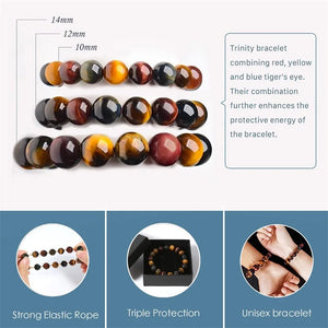 10-14MM AAAA Protection Bracelet Natural Gemstone Beaded Bracelet
