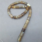 10*14mm Coffee Agate Bucket Bead Spacer Natural Stone DIY
