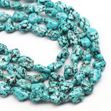 10-14mm Raw Green Turquoises Spacer Beads DIY Jewelry Making