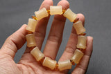 Natural Ram's Horn Bead Tibetan Amulet Bracelet
