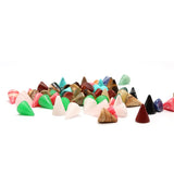 10*14mm Non-Porous Cone Shape Yoga Healing Natural Stone Patch