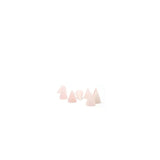 10*14mm Non-Porous Cone Shape Yoga Healing Natural Stone Patch
