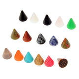 10*14mm Non-Porous Cone Shape Yoga Healing Natural Stone Patch
