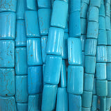Howlite Flat Cube Beads for DIY Jewelry Making