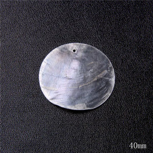 Mother of Pearl Shell Beads Round Coin Pearl Slice for Earrings DIY