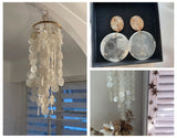Mother of Pearl Shell Beads Round Coin Pearl Slice for Earrings DIY