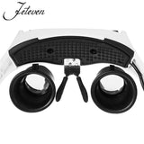 10/15/20/25X Lens Magnifying Glass LED Lamp Watch Repair Tool