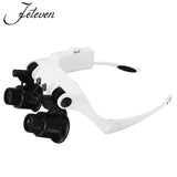 10/15/20/25X Lens Magnifying Glass LED Lamp Watch Repair Tool