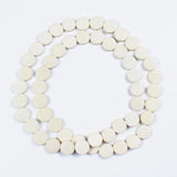 10/15/20mm Wooden Beads Charms Unprocessed Flat Round Wood Beads for Diy Jewelry