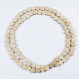 10/15/20mm Wooden Beads Charms Unprocessed Flat Round Wood Beads for Diy Jewelry