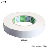 10/15/25/37.5mm Double Sided Adhesive Tape Strong Hot Melt Mounting Tape