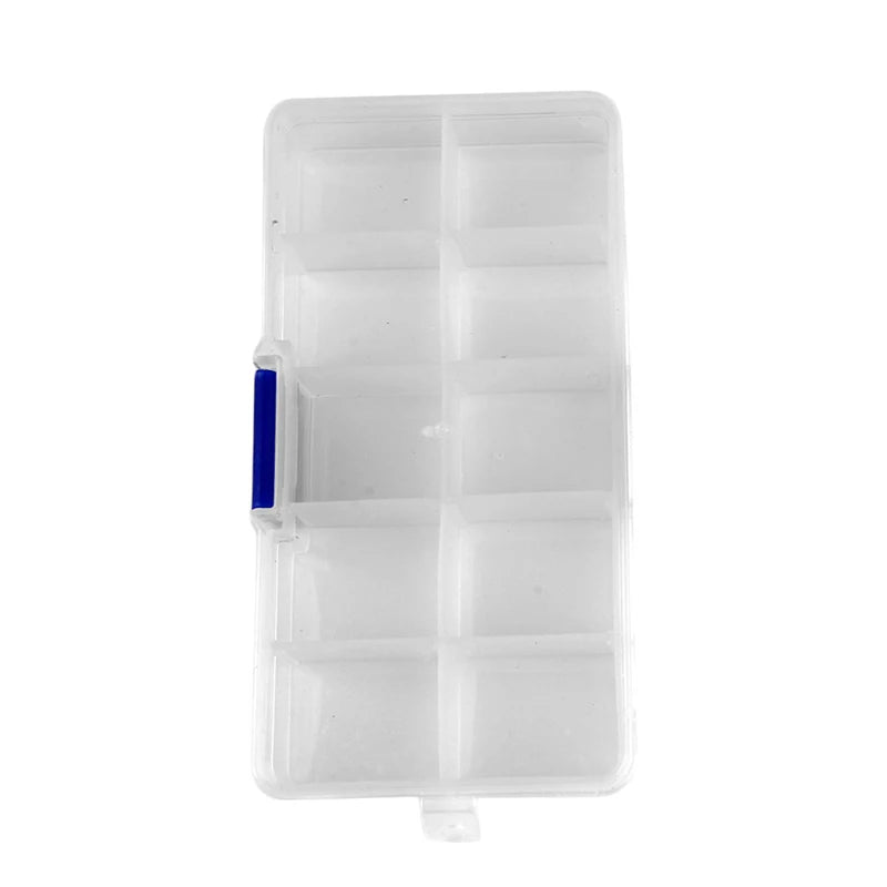 Adjustable Jewelry Storage Box Clear Beads Organizer