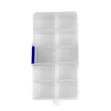 Adjustable Jewelry Storage Box Clear Beads Organizer