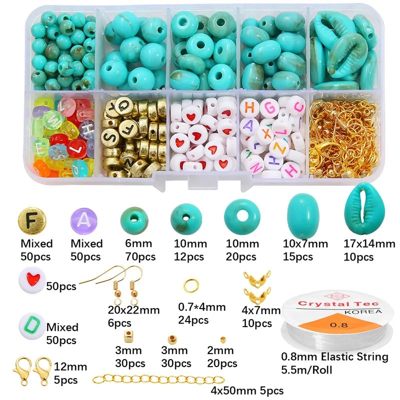 DIY Beaded Children's Toy Kit - Bracelet Necklace Jewelry