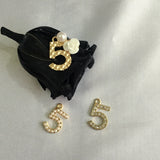 5 Number KC Alloy Jewelry Pendants Beads Charms