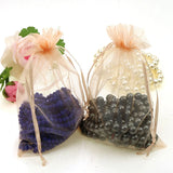Organza Champagne Gift Bags 10x15cm 50pcs Jewelry/Wedding