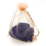 Organza Champagne Gift Bags 10x15cm 50pcs Jewelry/Wedding