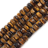 10x15mm Tiger Eye Stone Beads Natural Cut Loose Spacer Beads for DIY Bracelets