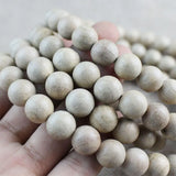 Tibetan Buddhism Camphor Wood 108 Beads Necklace Rosary Paint No Wax