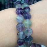 10-16mm Natural Fluorite Stone Beads 15'' Coin DIY Spacer Loose Beads