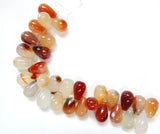 10*16mm Natural Stone Agate Opal Quartz Spacer Beads for DIY Jewelry Making 30pc