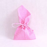 Mixed linen jute bags bracelet jewelry bags small Wedding drawstring bags