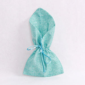 Mixed linen jute bags bracelet jewelry bags small Wedding drawstring bags