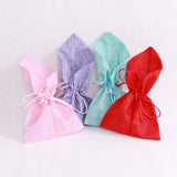Mixed linen jute bags bracelet jewelry bags small Wedding drawstring bags