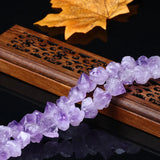 10-19mm Purple Crystal Quartz Stone Beads Raw Amethysts DIY Jewelry