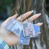 Acrylic Picture Frame Key Ring Personalized DIY Couple Lover Gift