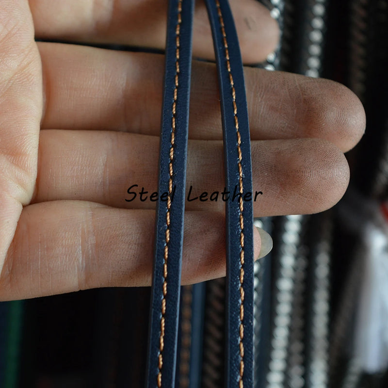 5*2mm Braided Leather Stitched Strings for Bracelets Making