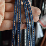 5*2mm Braided Leather Stitched Strings for Bracelets Making