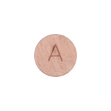15mm Natural Wood Beads Round Letter Number Alphabet Beads DIY Jewelry Making