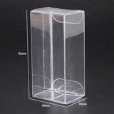 50pcs Clear 1/64 Car Model Toy PVC Box Wheel Dustproof Storage Boxes
